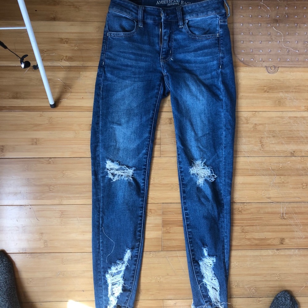 American Eagle cropped jeggings